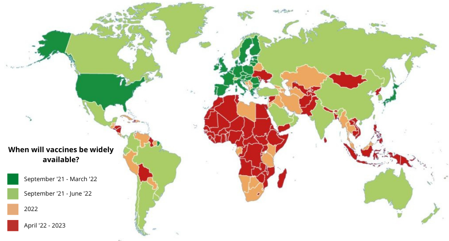 Covid vaccination availability map