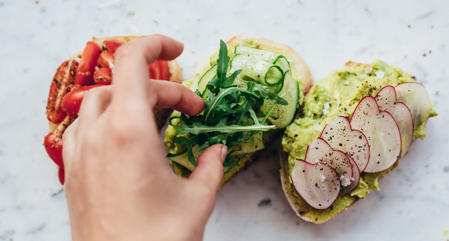 Image of vegan food. Courtesy of Daria Shevtsova, 2020, Pexels.