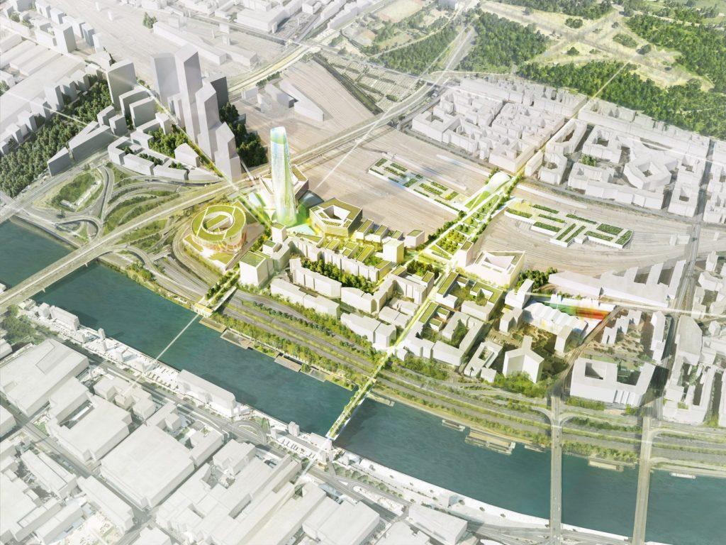 The garden skyscraper is another sustainable building.