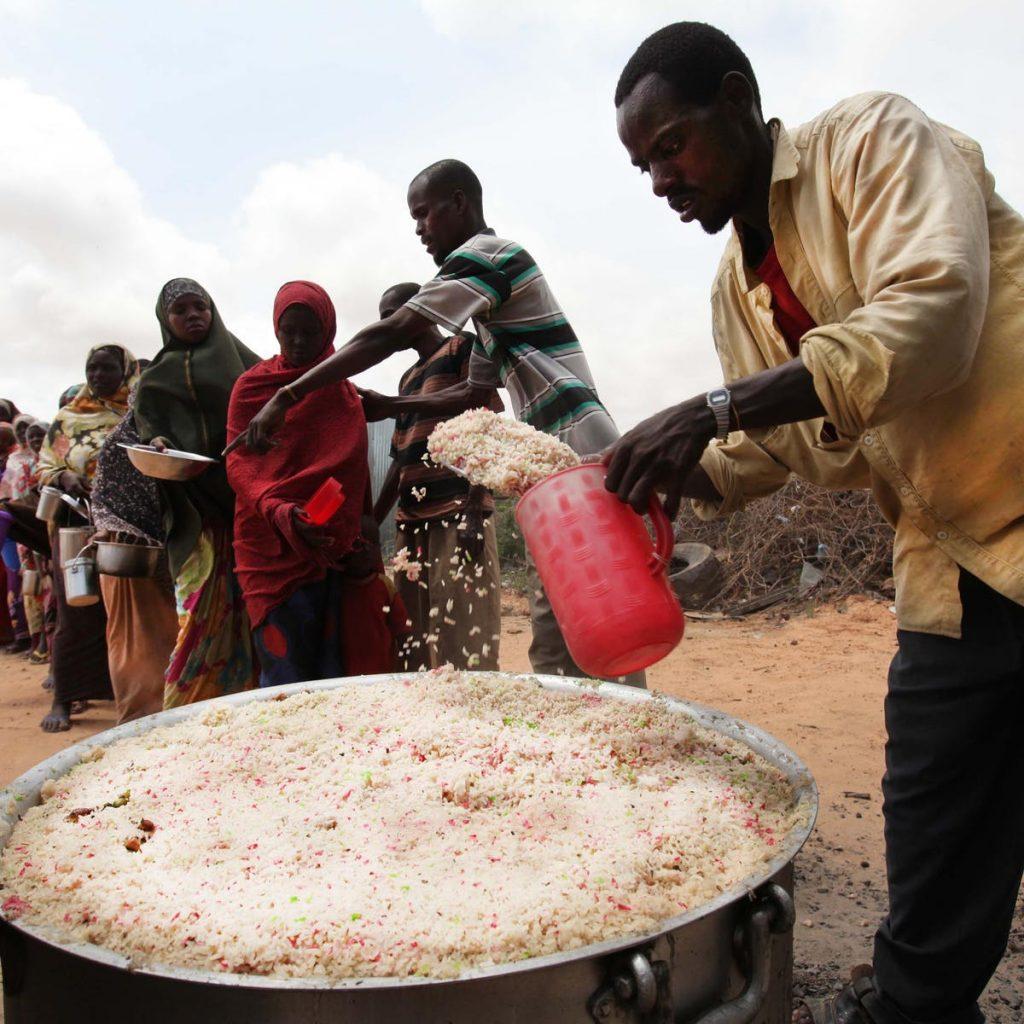 Feed the refugees to help zero hunger.