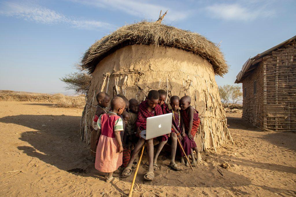 A village in Africa highlighting the subsistence lifestyle they live.