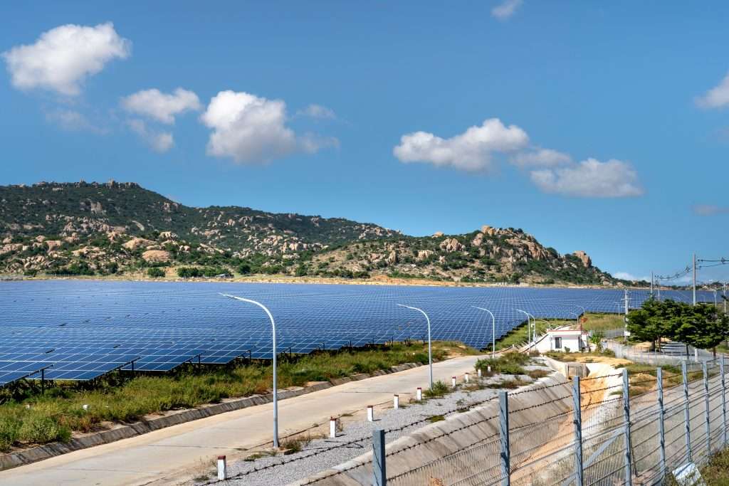 The electricity generated from solar farms and other renewables needs to be carefully managed due to intermittency.