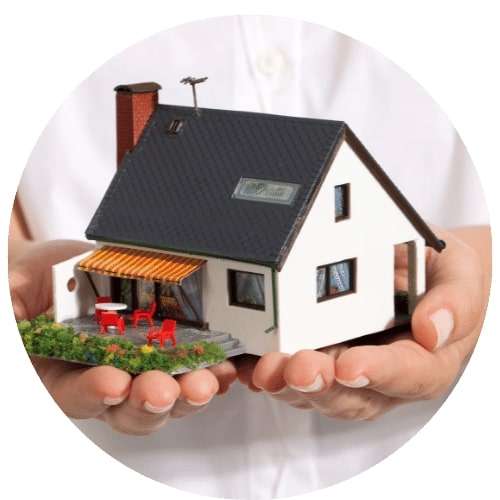 Someone holding a house in their hands. Thrivable voting ensures you vote for the policy safeguarding this fundamental human right.