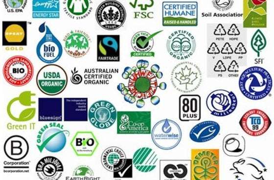 Labels on green products help consumers make informed choices.