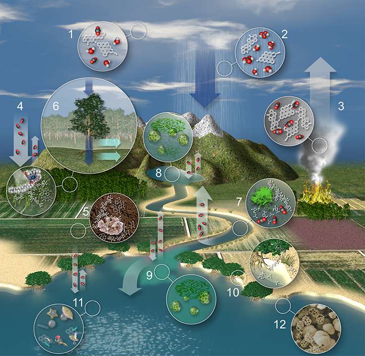 Microbiological safety is intricate and delicate: here are atmopheric particles acting as a cloud-condensing nuclei, promoting cloud formation.