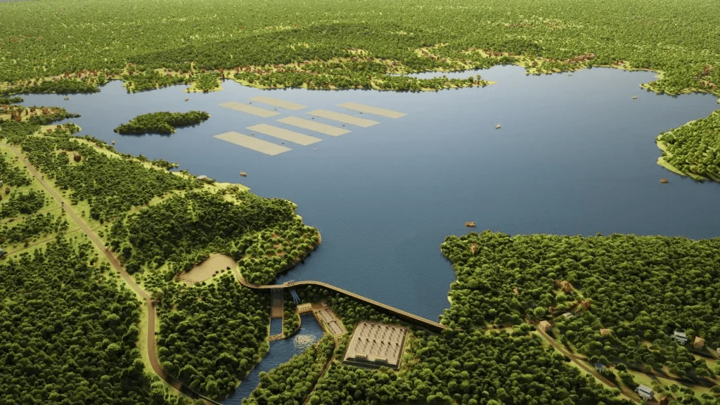 Hydro-Floating Solar Hybrid Project at Sirindhorn Dam, a new renewable technology.