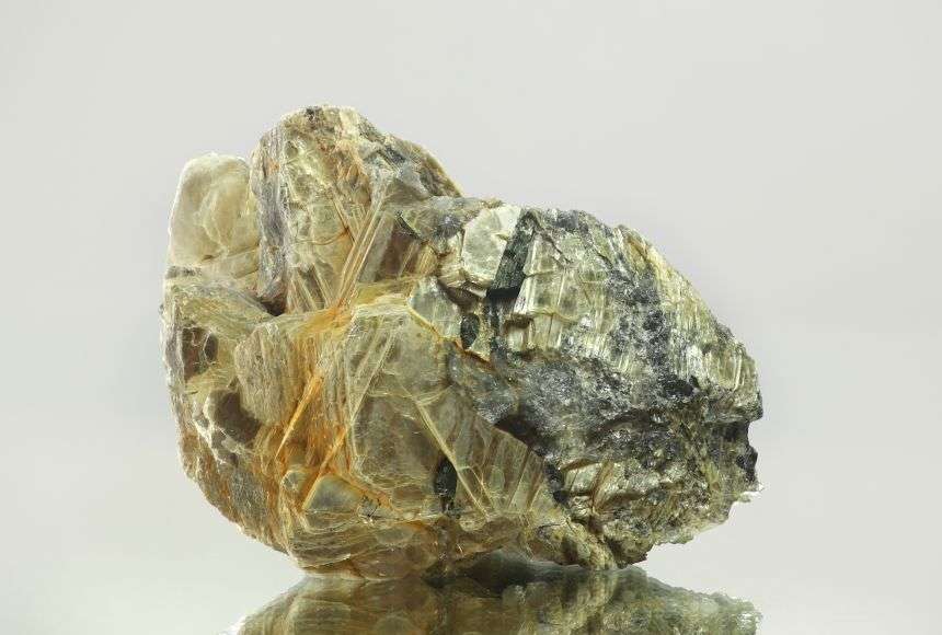 Muscovite is the most common mineral of the mica family. It is an important rock- forming mineral present in igneous, metamorphic, and sedimentary rocks.