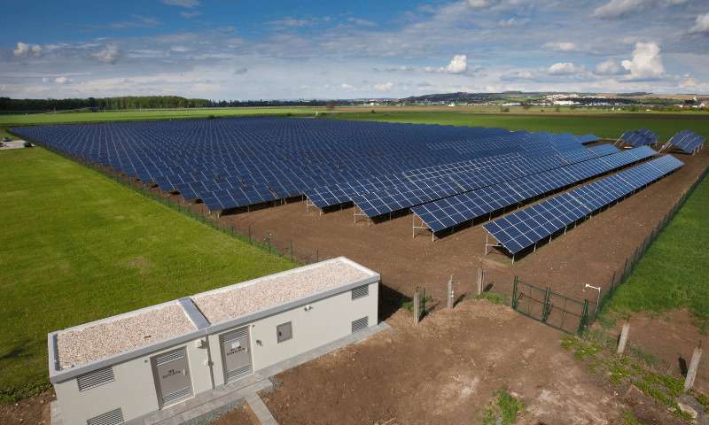 The Marlinja community solar project, in a residential area in the Northern Territory, Australia, empowering indigenous communities to take the lead on remote renewables.