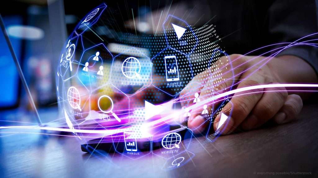 Technological innovation changing the economy.