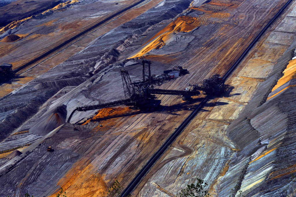 Opencast coal mines show how humans are environmentally destructive in the Anthropocene epoch.